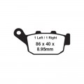 EBC Brakes Double-H Sintered Superbike Brake Pads Rear - FA496HH EBC Brakes Double-H Sintered Superbike Brake Pads Rear - FA496HH